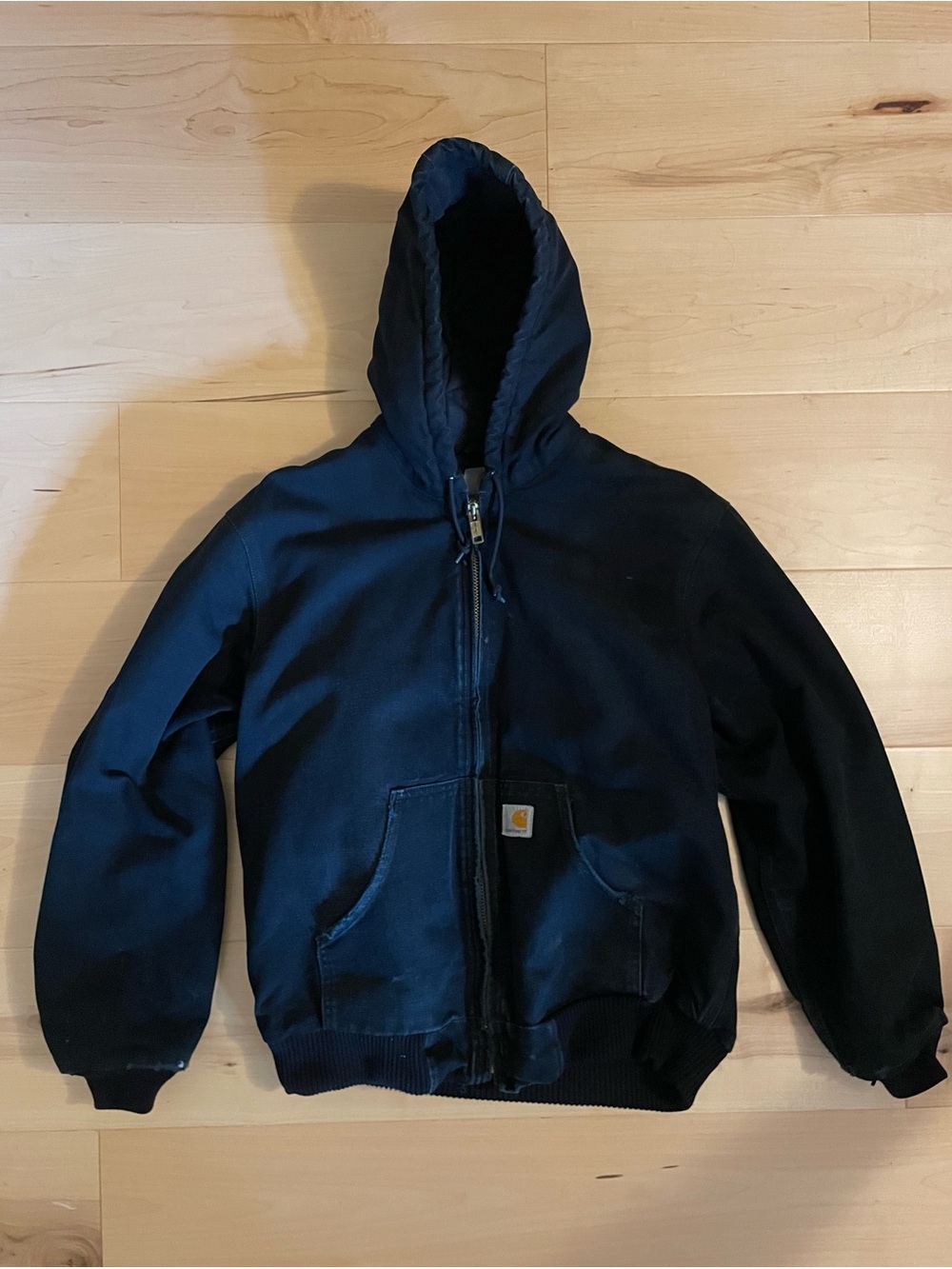 Carhartt Active Hooded Zip Jacket Black (M)